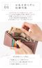 OTSUTOTSU Compact Genuine Leather Bifold Wallet with Large and Bill Holder Women's Capacity, Anti-Skimming, Fold-Free (Neutral Beige)
