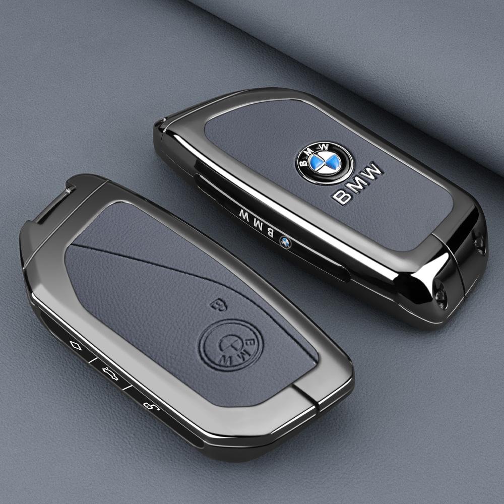 Styling Zinc Alloy Car Key Cover Case Holder For BMW 1 3 7 Series X1 X3 X5 X6 X7 F20 F15 F16 F48 G20 G30 G01 G02 G05 G11 G32