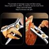 3-Piece Set Ergonomic Handle Crab Cracker Stainless Steel Lobster Cracker Seafood Tools Set  Nut