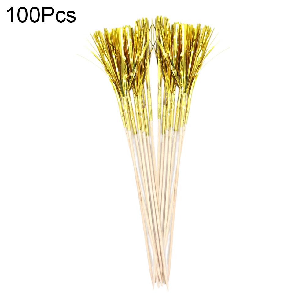 

Firework Cupcake Toppers Foil Frill Toothpicks Holiday Cake Decorations Food Picks For Graduation Party Fruit Dessert Sticks