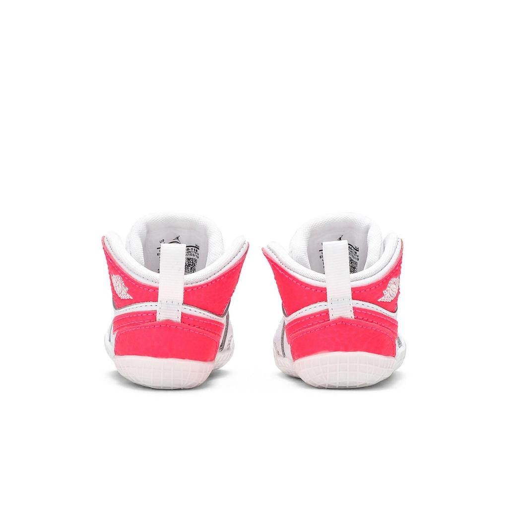 Air Jordan 1 Crib Bootie 'Racer Pink' (Unisex) White / Racer Pink Pre-Walking Shoes Sock Shoes AT3745 116
