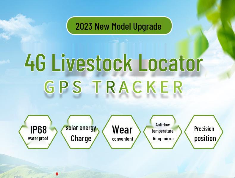 Solar-Powered GPS Cattle and Sheep Locator: Waterproof Anti-Lost Tracking Collar with Extended Battery Life
