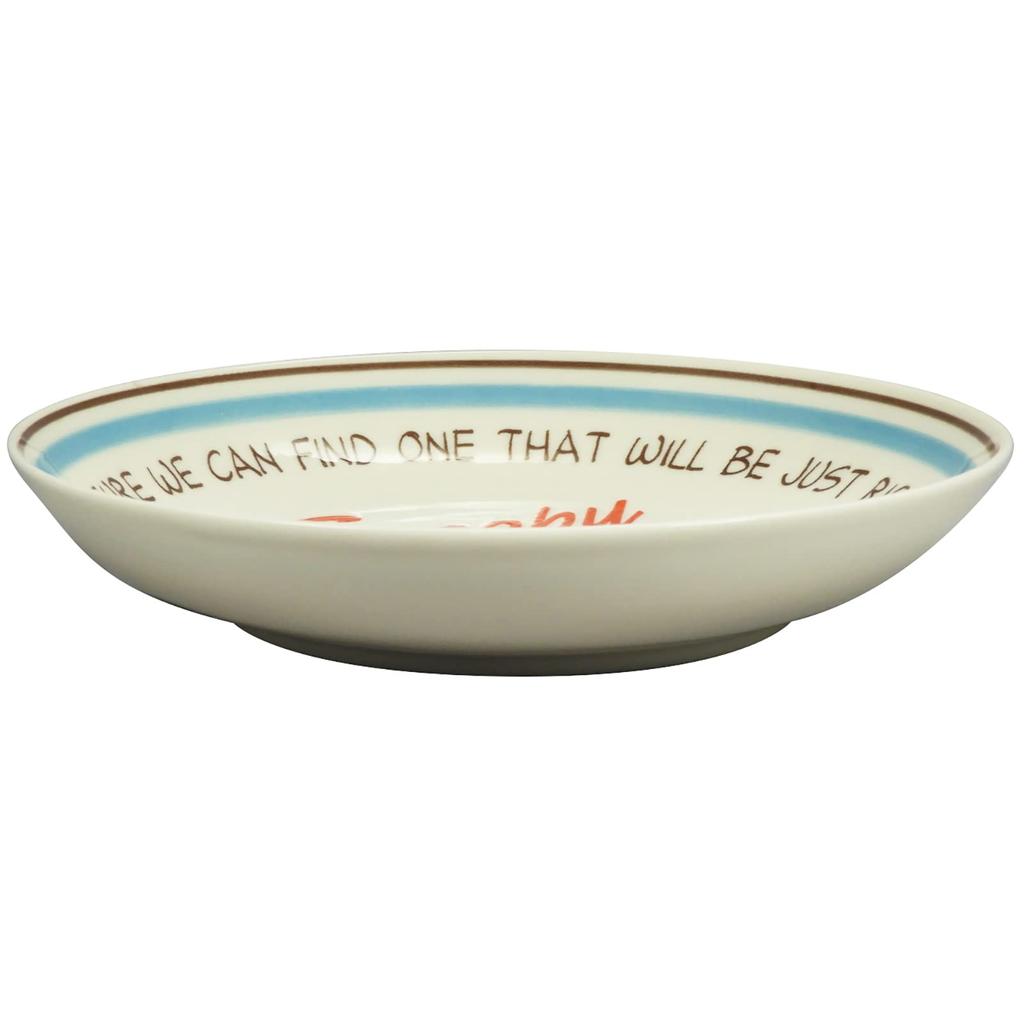 PEANUTS Pasta Dish Plate Pair Set 21cm Microwave Safe Retro Made In Japan SN920-139