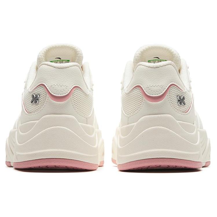 New Anta Seaweed Height Increasing Lightweight Low-Top Skateboard Shoes Women's White Pink 922428011-6