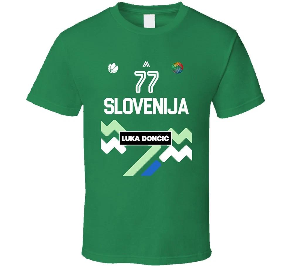 Luka Doncic Slovenia Basketball T Shirt S