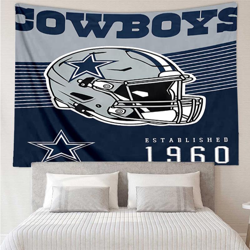 Dallas Cowboys Tapestry for Bedroom Aesthetic Classroom Tapestries Wall Hanging for Living Room Dorm Office,Ideal Creative Gift