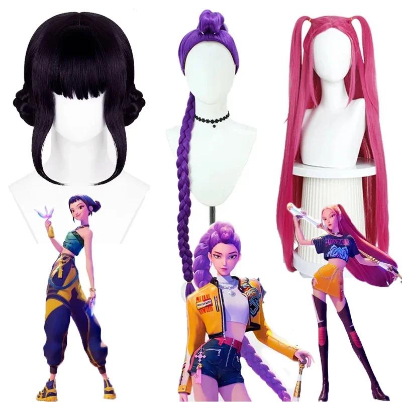 New Movie K-Pop Mira Rumi Zoey Hunters Cosplay Costume Halloween Carnival Demon Stage 3D Printed Pattern Role Play Clothes