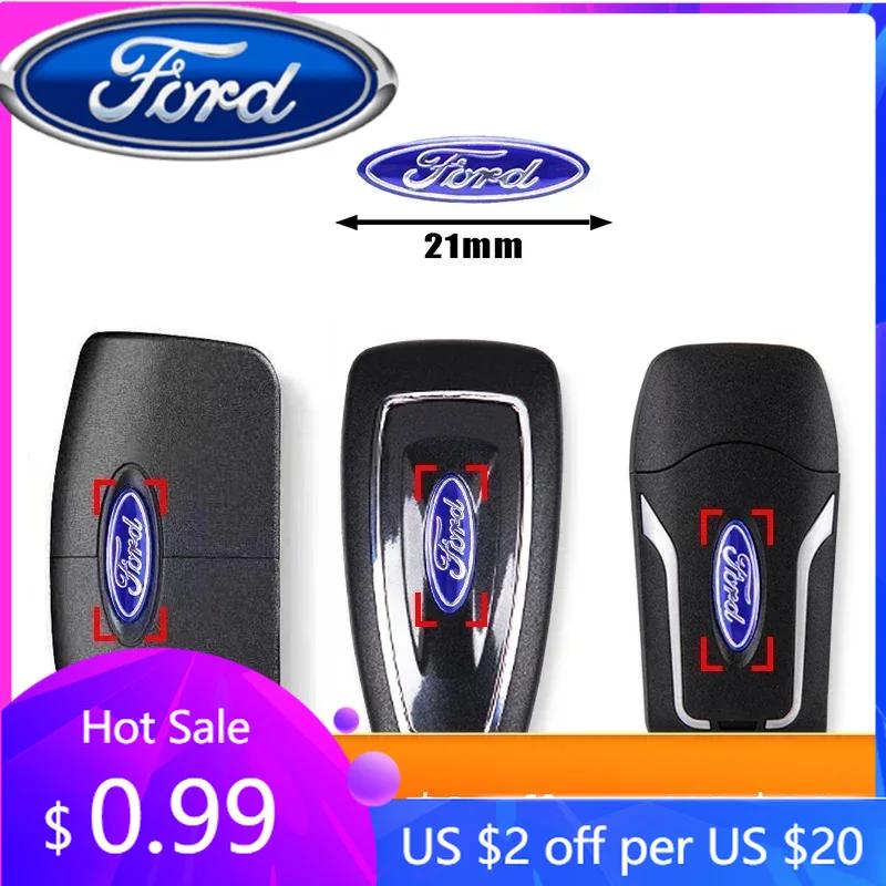 Nuovo 2026 Adesivo per Auto Ford Nuovo 2025 Caldo 3D Alluminio Chiave Telecomando Auto Emblema Adesivi Per Ford Fiesta Ranger Fusion M