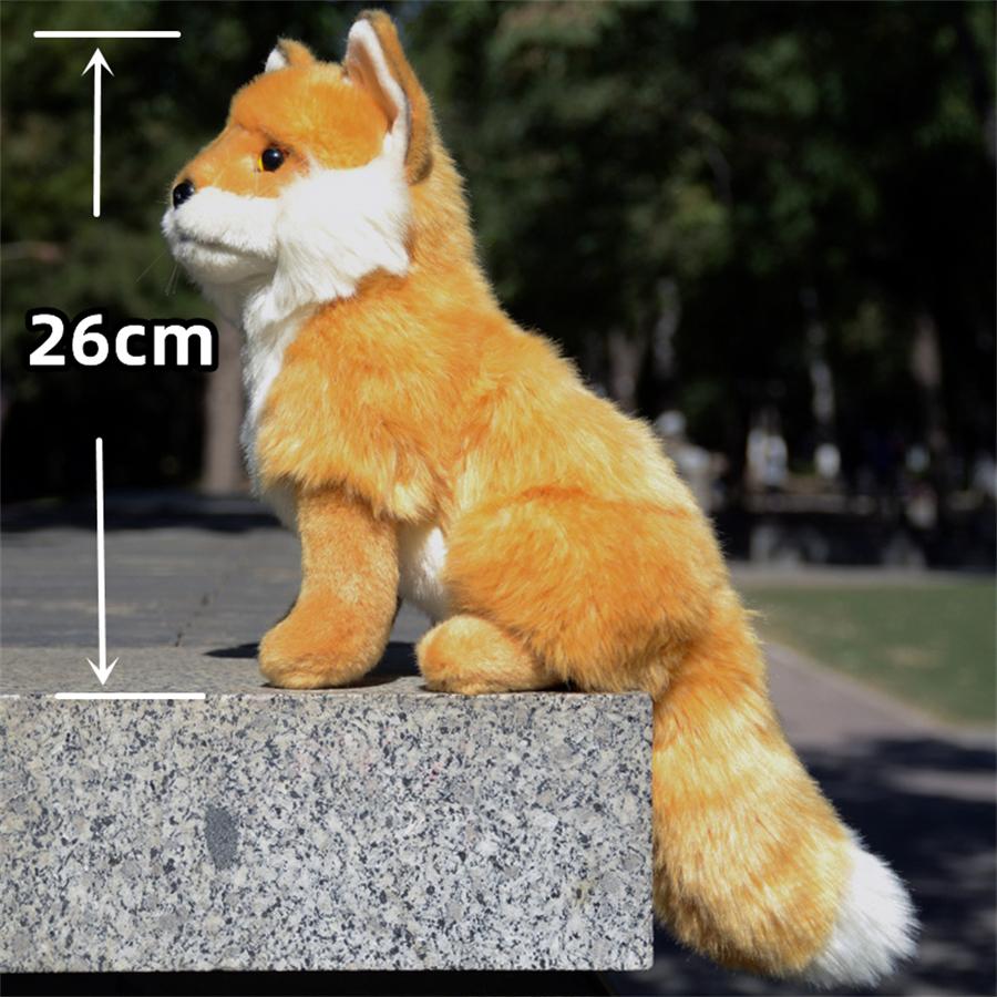 Arktischer Fuchs High Fidelity Anime Niedliches Plüschtier Weißer Polarfuchs Plüschtiere Lebensechte Tiere Simulation Kuscheltier Spielzeug Geschenke Kinder
