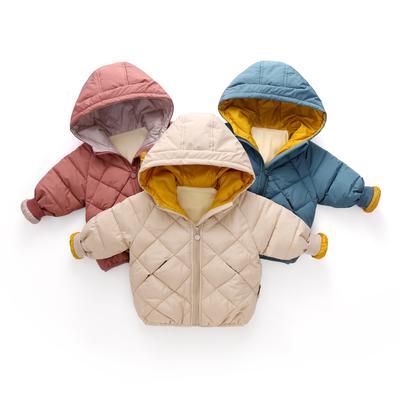 Giacche Invernali Autunnali per Bambine Bambini Cappotto Imbottito in Piuma Giacca per Bebè Calda Giacca di Cotone con Velluto Interno Abbigliamento Bambino