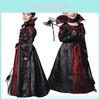 Enchanting Vampire Maxi Long Dress For Girls Perfect For Halloween Witch Parties