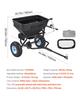 Tow Behind Broadcast Spreader, 130LBS Capacity, Tow/Push Garden Spreader with 13 In Tires, 30 Adjustable Setting & 9.8 Ft Spreading Width, Lawn