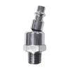 Industrial 1/4" NPT Male Thread Air Hose Fittings and Compressor Accessories Automotive-Steel Swivel Coupler Plug 2 Pack