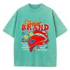 Oversized Woman Washed T-Shirts Studios Brand Print Short Sleeve Cotton Crewneck Oversize Tops Vintage Street Clothes