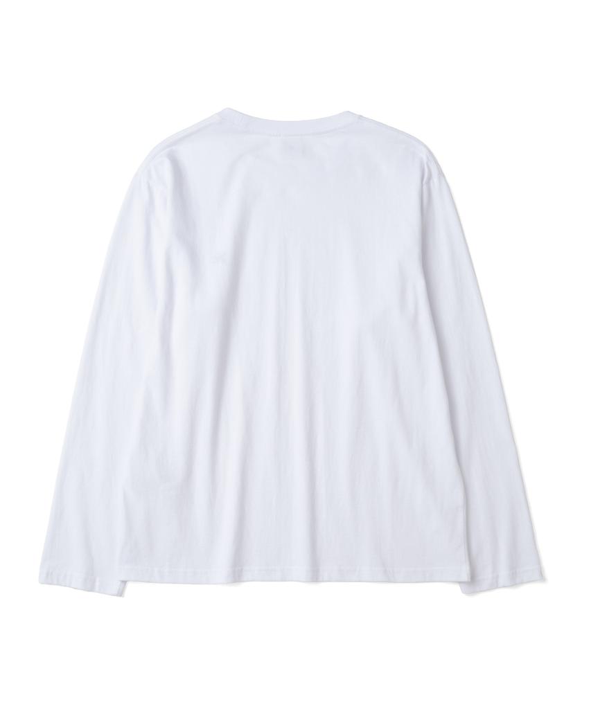 THE COLDEST MOMENT Tcm Starfish Mini Logo Long Sleeve (White)
