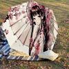1PC cherry blossoms umbrella Umbrella-8-Rib Reinforced, Automatic Open, Lightweight & Durable, Cute Fashion Accessory for Outdoor, Beach, or Casual Us