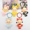 Large Bow Bubble Skirt Girl Resin Keychain Pendant Gift