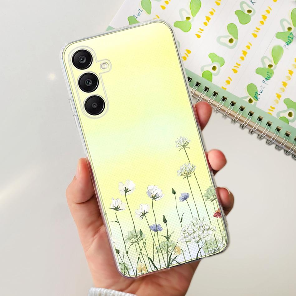 For Samsung Galaxy A25 Case Samsung A25 5G SM-A256B 2023 Elegant Printing Soft Silicone TPU Slim Phone Back Cover