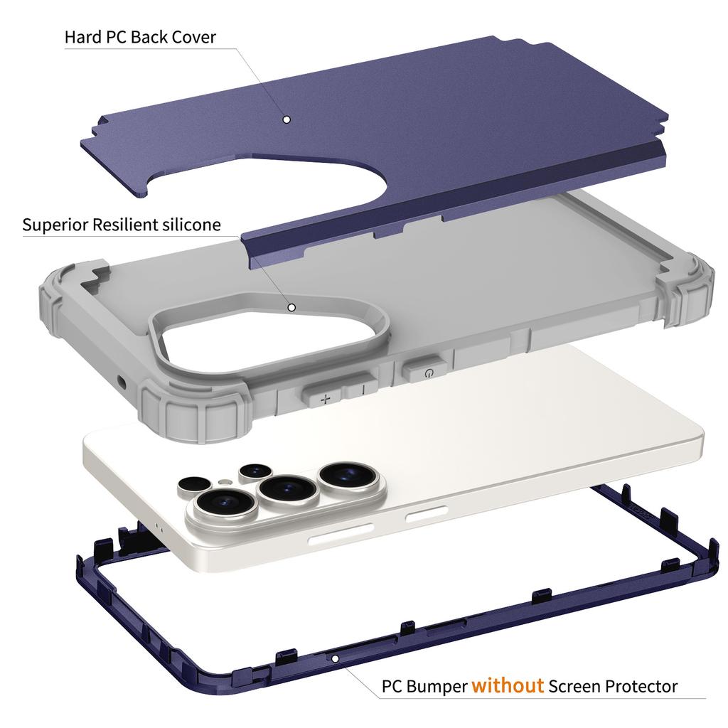 For Samsung Galaxy S26 Ultra Case Shockproof PC + TPU Phone Back Cover