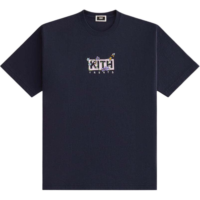 

Kith Treats Honey Logo Pullover Crew Neck Short Sleeve T-Shirt Men T-Shirt Navy KHT030134-413 L