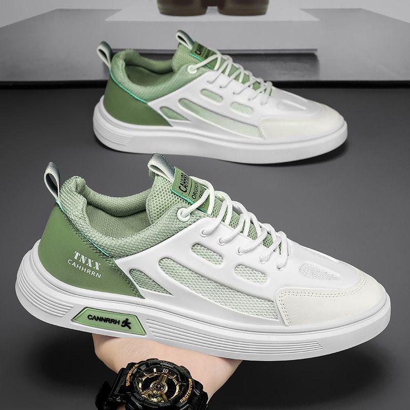 

Сетчатые туфли мужские спортивные и повседневные туфли с низким верхом полые дышащие дезодорирующие 2025 новый тренд универсальные туфли для папы взрыв 39