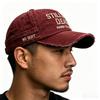 Vintage gewaschene Baseballkappe „Still Not Dead“ Stickerei mit Buchstaben Used Look Dad Hat für Herren