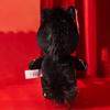 Black Horse Plush Doll Cute Zodiac Pony Figurine Stuffed Animal Stuffed Horse Toy  Year of Horse