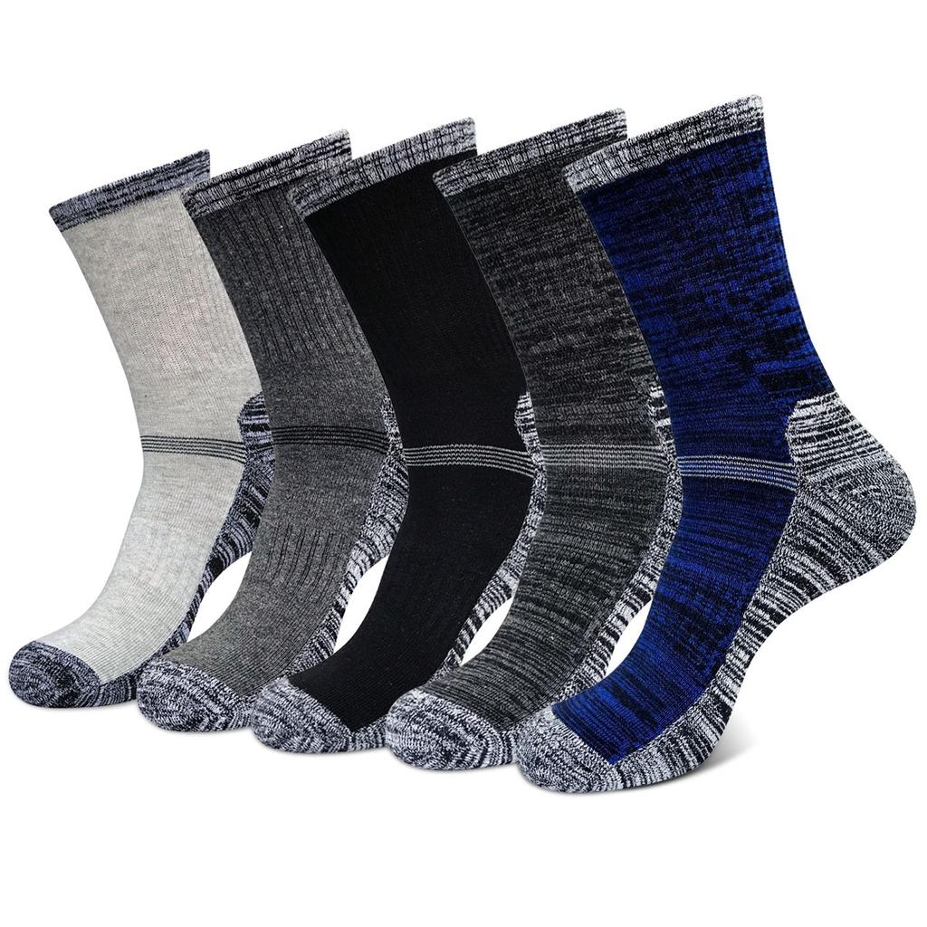 Winter Men Socks Thicken Thermal Wool Pile Cashmere Snow Socks Climbing Hiking Sport Seamless Boots Sleeping Socks 1/2/5 Pairs