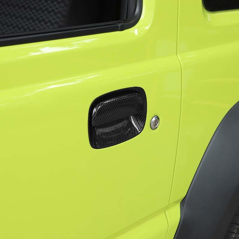 Car Door Tailgate Handle Shell Decoration Cover Stickers For Suzuki Jimny 2019 Up Exterior Accessories