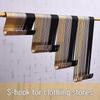 Gold Hook Clothing S-Shaped Stainless Steel Hanger: Extended Clothes & Pants Hook