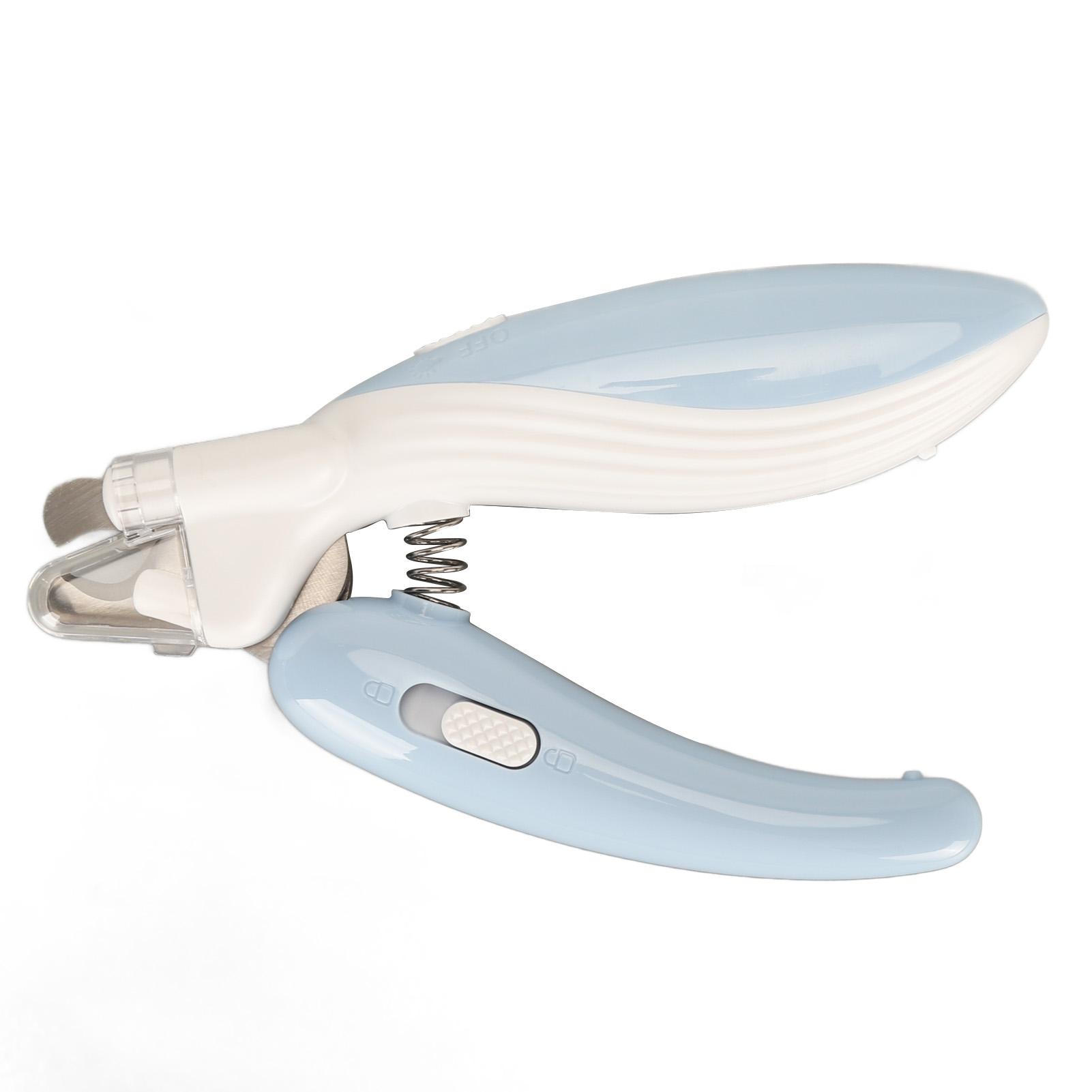 Pet Nail Clipper LED Light Pet Claw Trimmer Stainless Steel Dog Nail Clipper Ergonomic Handle Nail Clipper Trimmer