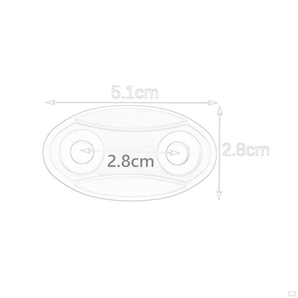 2 Pieces Motorcycle Mirror Mount Riser Decorative Mirrors Rearview Base Seat Covers