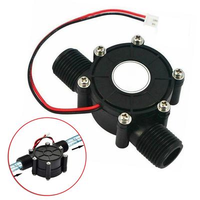 1pc Mini Water Turbine Generator Hydroelectric Power G1/2" Male Thread Low Noise Instrument Parts Accessories