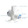 1/2 Zoll 3/8 Zoll 1/4 Zoll Verstellbares Kunststoff-Druckminderungsventil Wasserdruckregler für Umkehrosmose-Wassersystem