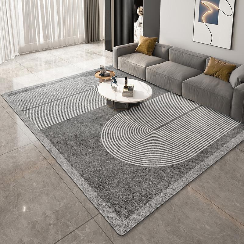 Minimalist Luxury Lint-free Carpet for Living Room Decoration Bedroom Office Easy Clean Rug Large Area Antiskid Soft Floor Mats