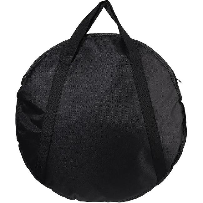 Vaguelly 23 Inch Cymbal Gig Bag with Handle Double- layer Round Cymbal Storage Case for- proof and Waterproof