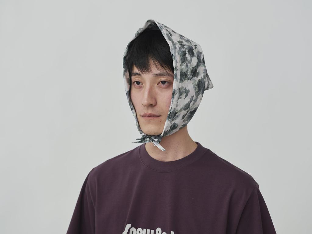 Printed Breathable Quick Dry Bandana Bandana Handkerchief for Men and Women GREY PT One [Snow Peak] AC-25SU025