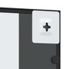 Wall Mirror Black 40x50 cm Rectangular Iron