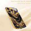 Blackish gold Gilding Luxurious High-end Phone Case Electroplated Glass PhoneCase for iPhone 17 16 15 14 13 12 11pm Pro Plus