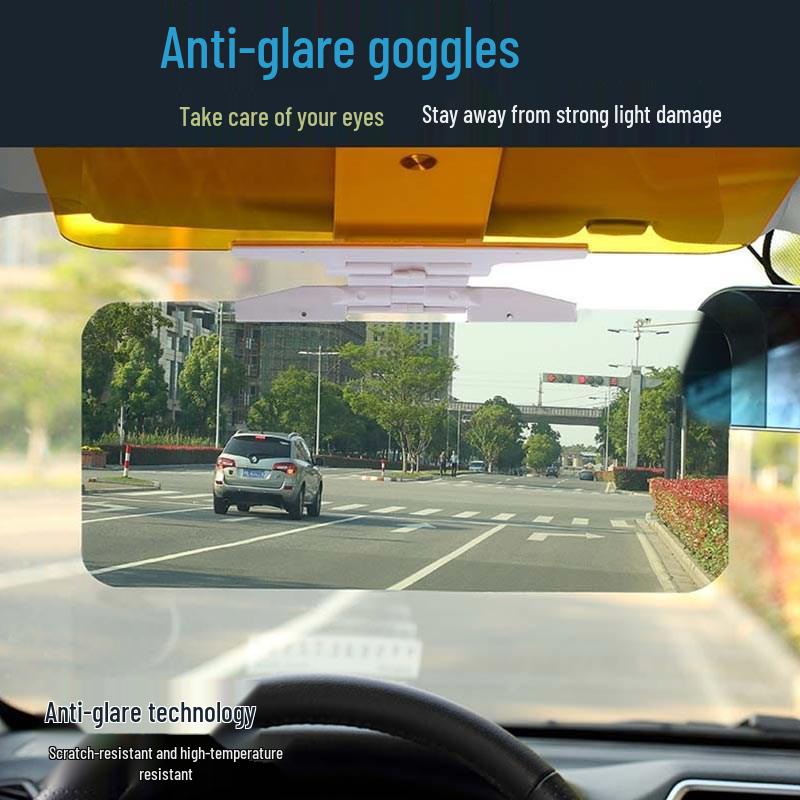 Dual-Use Car Anti-Glare Sun Visor Glasses for Day and Night Driving