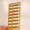 Practical Metal Abacus Keyring Gold Silver Women Jewelry for Everyday Adornment