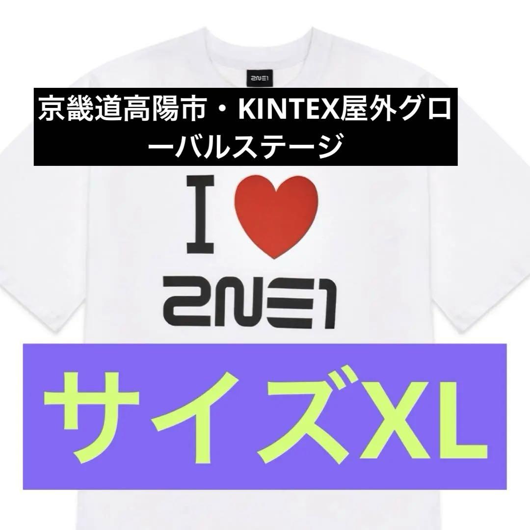 

[USED] 2NE1 World Tour Korean Apparel LOVE T-SHIRT Seoul Confan XL