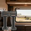 2PCS RV Window Limiter, Ventilation Restrictor Lock For Travel Trailer, Caravan, Safe Airflow & Security Latch Dropshipping