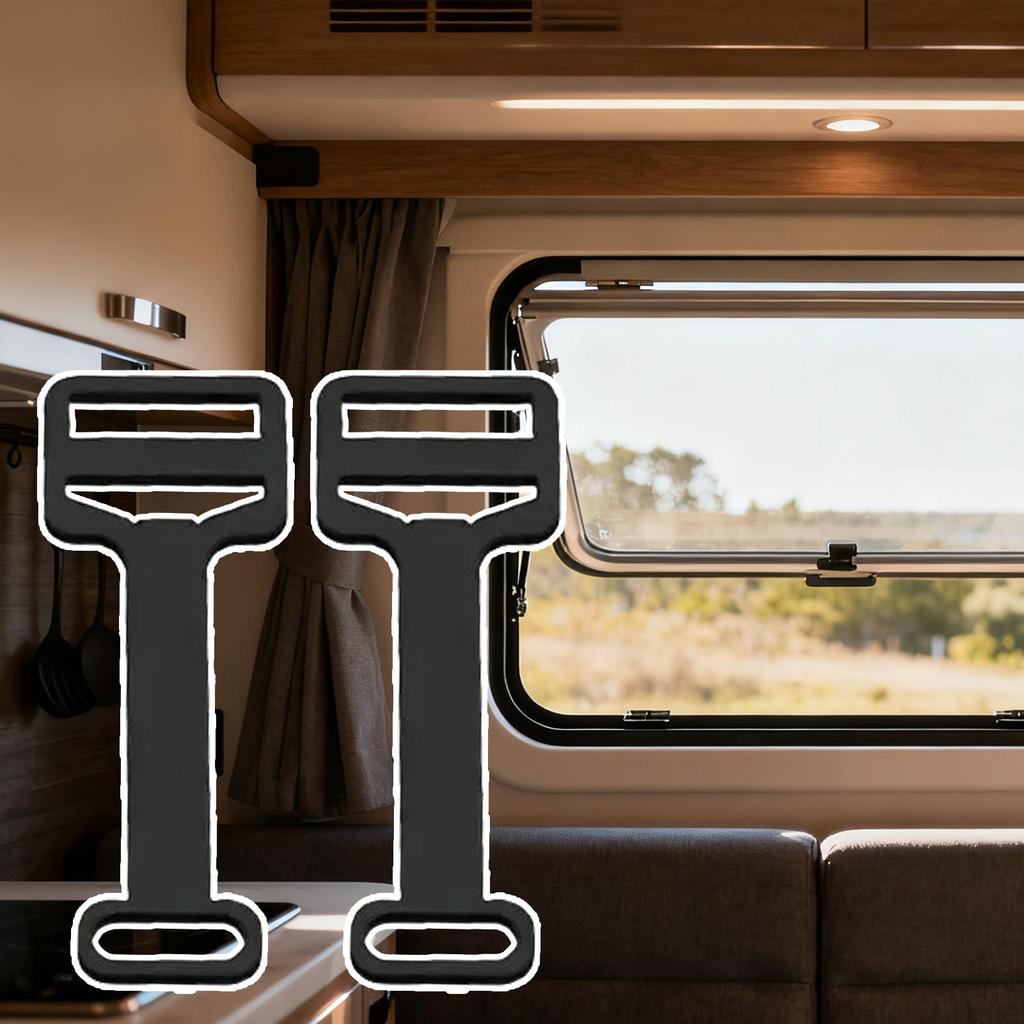 2PCS RV Window Limiter, Ventilation Restrictor Lock For Travel Trailer, Caravan, Safe Airflow & Security Latch Dropshipping