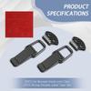 2PCS Car Bumper Clips, Bumper Quick Release, Front Rear Bumper Fastener Kit, Durable Carbon Fiber Car Bumper Security Hook Lock Clips, Universal Car