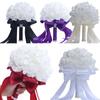 Silk Flowers Artificial Hand Bouquet Romantic Bridesmaid Bouquet  Wedding Accessories