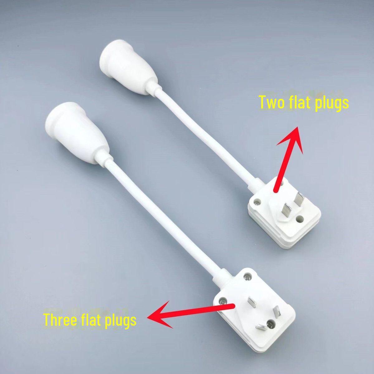 

Энергосберегающая винтовая лампочка E27 с переключаемым патроном two plugs