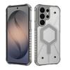 Transparent Heavy Duty Armor Magnet Case for Samsung Galaxy S26 Plus S25 S24 S23 S22 Ultra FE for Magsafe Wireless Charge Cover