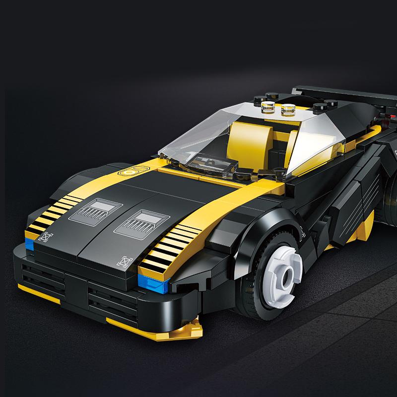 MOC Toys Speed Racing Sports Technical Creative Car Car Vehicle City Building Blocks TURBO-R Ideas