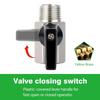 High pressure corrosion resistant 1/4 BPS ball valve without air leakage for automotive repair & decoration & automation industy